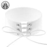 Collier Gothique Victorien - Style Ras De Cou Gothique! Blanc