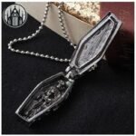 Collier Gothique Cercueil Acier Inoxydable