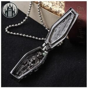 Collier Gothique Cercueil Acier Inoxydable — Univers Gothique
