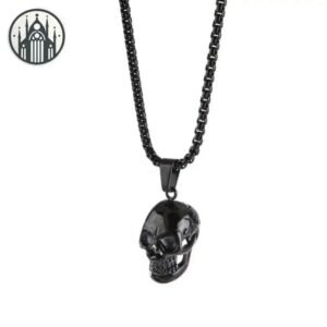 Collier Pendentif Chauve-Souris Argent — Univers Gothique