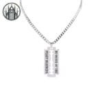 Collier Pendentif Lame En Acier Inoxydable - Tendance Exceptionnelle
