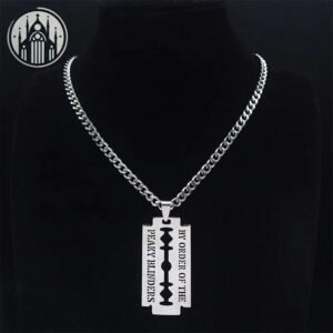 Collier Pendentif Acier Inoxydable Lame — Univers Gothique