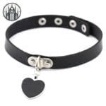 Collier Ras De Cou Coeur Gothique