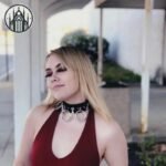 Collier Gothique Punk Cuir Alliage — Univers Gothique (vue 5)