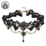 Collier Ras De Cou Gothique Spike - Livraison Offerte