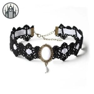 Collier Gothique Ras Cou Dentelle — Univers Gothique