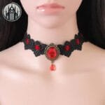 Collier Ras De Cou Vintage Et Gothique