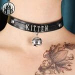 Collier Ras-le-cou Gothique En Zinc Brillant!
