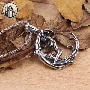 Collier Gothique Déesse Lune — Univers Gothique