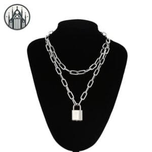 Colliers Gothique Au Design De Dentelle Incroyable 3 Colliers Gothique Au Design De Dentelle Incroyable - Argent