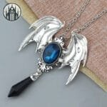 Colliers Gothique: Collier Cimetière En Cristal à Maillons