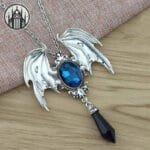 Colliers Gothique: Collier Cimetière En Cristal à Maillons