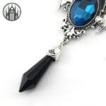 Colliers Gothique: Collier Cimetière En Cristal à Maillons