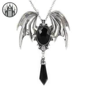 Collier Gothique Cimetière Cristal — Univers Gothique