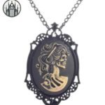 Collier Gothique Lune Alliage Zinc