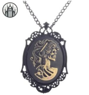 Collier Gothique Lune Alliage Zinc — Univers Gothique