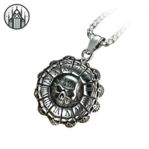Collier Gothique Homme Cuivre Punk — Univers Gothique