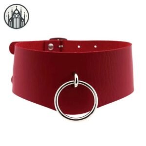 Collier Gothique Réglable Rouge — Univers Gothique