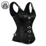 Corset Gothique Brocart: Style Enfer Gothique Femme