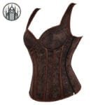 Corset Gothique Burlesque: Notre Style Canon De L’enfer! Noir / m