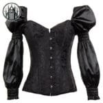 Corset Gothique Bustier: Guide Des Tailles Et Style Canon - Noir / s