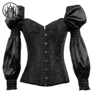 Corset Gothique Victorien Manches Longues — Univers Gothique