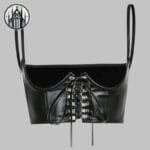 Corset Gothique En Polyester Renforcé à Motifs Fines