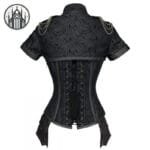 Corset Gothique En Simili Cuir - Style Canon!