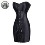 Corset Gothique Femme En Polyester & Brocart - Guide Des Tailles - s