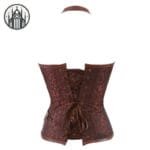 Corset Gothique Jacquard Pour Femme