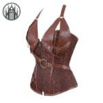 Corset Gothique Jacquard Pour Femme