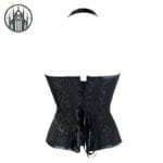 Corset Gothique Jacquard Pour Femme