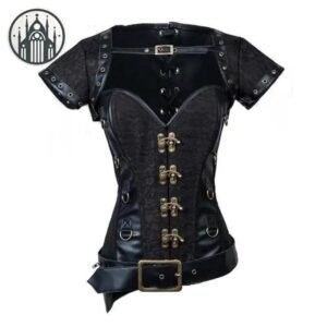 Corset Gothique Long Polyester — Univers Gothique