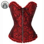 corset gothique pour femme guide des tailles rouge s 566 Corset Gothique Pour Femme - Guide Des Tailles - Rouge / s