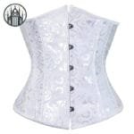 Corset Gothique Renforcé En Polyester Pour Femme - Blanc / Xs