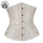 Corset Gothique Renforcé En Polyester Pour Femme - Pâle / Xs