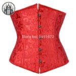 Corset Gothique Renforcé En Polyester Pour Femme - Rouge / Xs