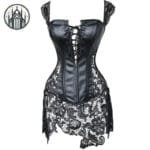 Corset Gothique Sexy: Dentelle Et Laçage! - s