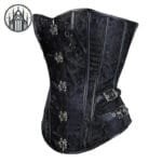 Corset Gothique Steampunk En Polyester Et élasthanne - s