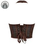 Corset Gothique Steampunk Floral - Livraison Gratuite!