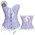 Corset Renforcé: Look Chic Et élégant! - Bleu / Xs