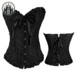 Corset Renforcé: Look Chic Et élégant! - Noir / Xs