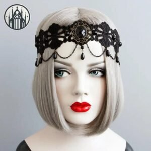 Accessoire Gothique Couronne Florale — Univers Gothique
