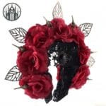 Couronne Gothique Florale Pour Une Reine Gothique - Rouge