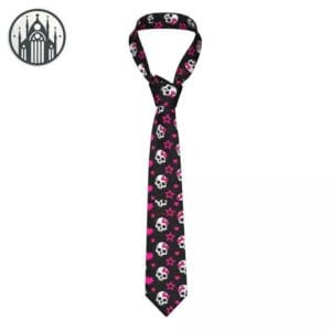 Cravate Gothique Punk Bijou: La Touche Rebelle Pour Tes Tenues