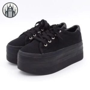 Chaussures Gothiques Synthétique Plateforme — Univers Gothique
