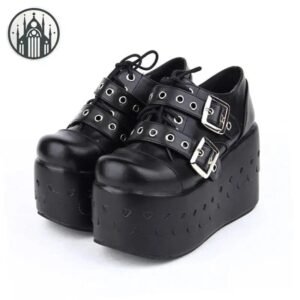 Chaussures Gothiques Punk Plateforme — Univers Gothique