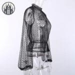 Crop Top Gothique En Spandex Polyester & Coton - Confort Ultime Et Livraison Gratuite!
