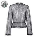 Crop Top Gothique En Spandex Polyester & Coton - Confort Ultime Et Livraison Gratuite! - s