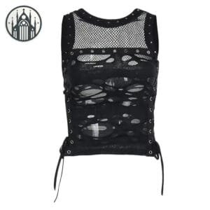 Crop Top Gothique Punk : Un Style Canon Tout Droit De L’enfer! 2 Crop Top Gothique Punk: Un Style Canon Tout Droit De L’enfer! - s
